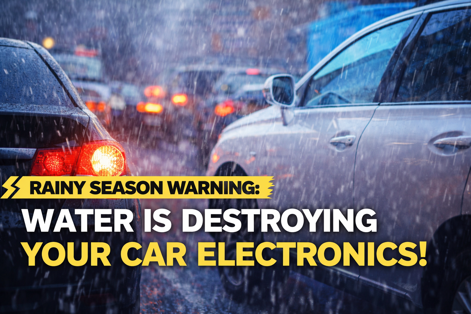 Rainy Season Warning: Water Is Silently Destroying Your Car Electronicss